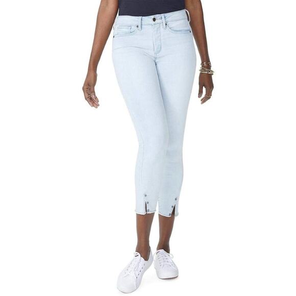 NYDJ Ami Skinny Ankle Jeans with Twisted Side Seam - Picture 1 of 7
